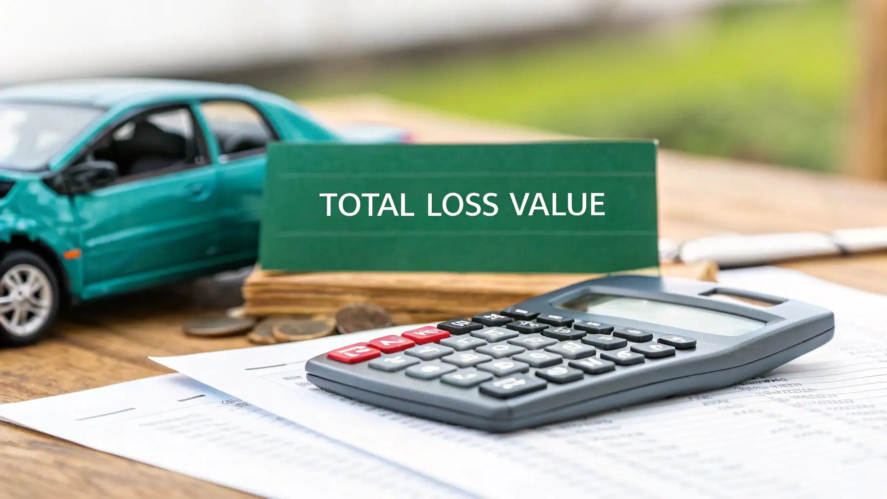 total loss vehicle value calculation