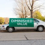 showing a car in street the question is how much does accident devalue car