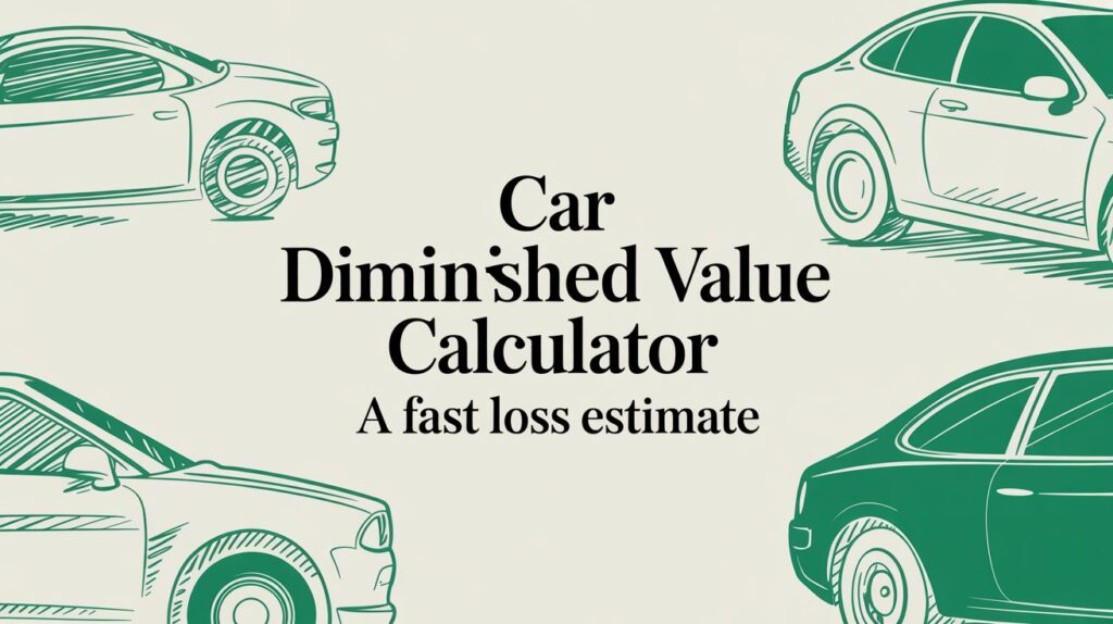 Car Diminished Value Calculator: How to Get a Fast Loss Estimate