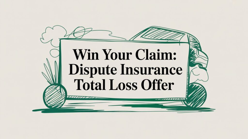 Contest Insurance Win Your Claim: Dispute Insurance Total Loss Offer