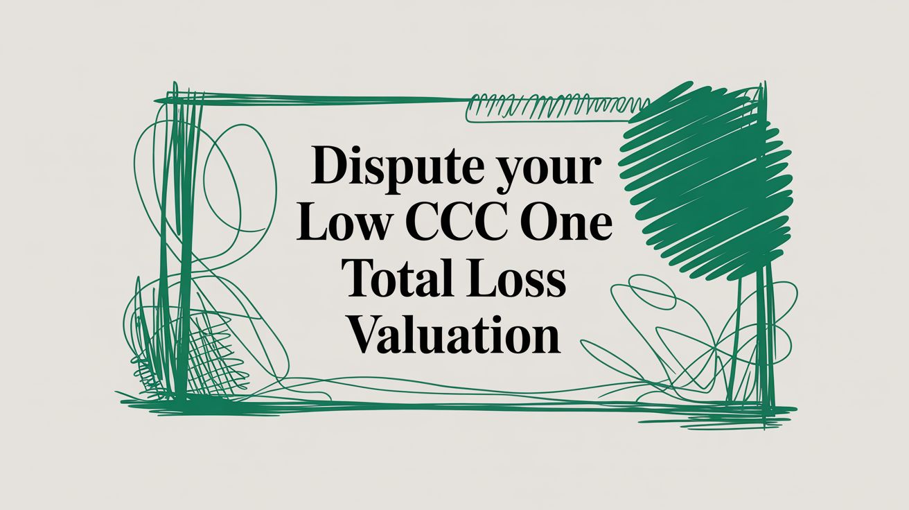 Dispute Your Low CCC One Total Loss Valuation