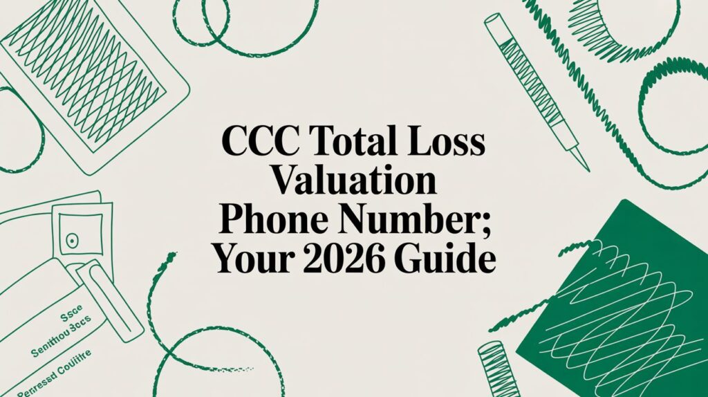 CCC Total Loss Valuation Phone Number: Your 2026 Guide